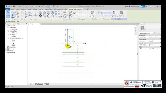 Tutorial Autodesk Revit 01 # Membuat Abutmen Jembatan. смотреть онлайн