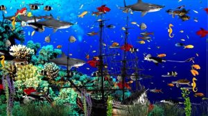 Видеофон!!! Подводный мир - футаж!!!