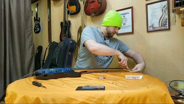 MusicMan сборка и отстройка. Костяной порожек смотреть онлайн