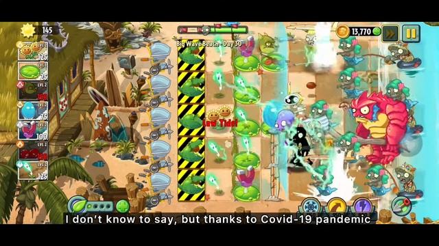PLANTS VS ZOMBIES 2 - DAY 30 - BIG WAVE BEACH | Anh Thư 🤘🏿
