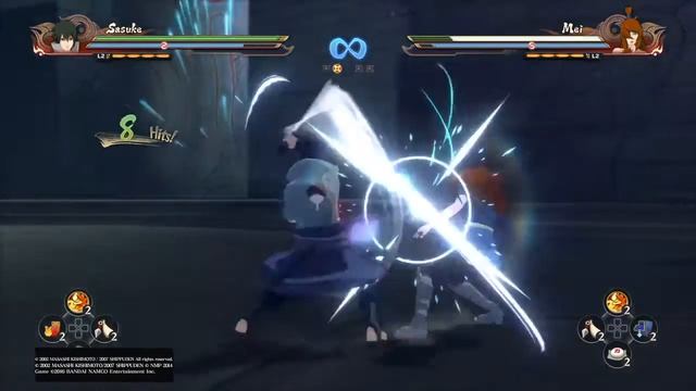 Sasuke (Five Kage Summit) vs Mizukage Mei (FREE BATTLE) NARUTO SHIPPUDEN: Ultimate Ninja STORM 4 смотреть онлайн
