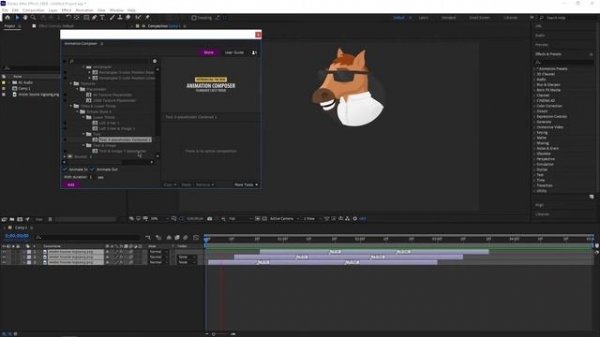 how to use animation composer in after effects 2020