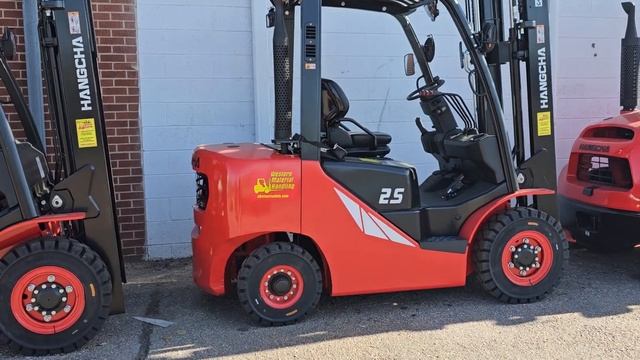 New Hangcha - HCAmerica 5000lb Size comparison - Pneumatic Forklift смотреть онлайн