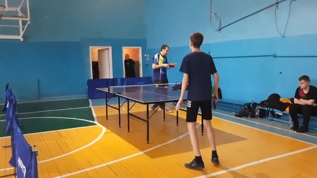 П.Сафронов(Горловка): А.Габаев(Макеевка)! Атака топсами и защита шипами! Финальная сетка турнира! смотреть онлайн