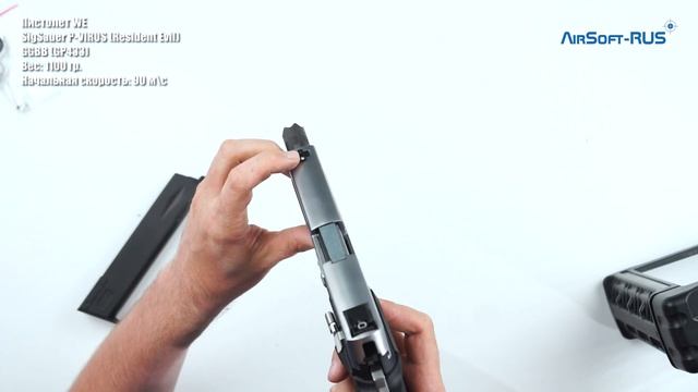 Пистолет WE SigSauer P VIRUS Resident Evil GGBB GP433 смотреть онлайн