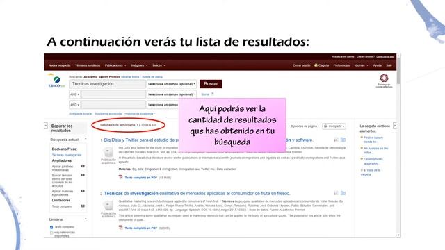 Cómo realizar búsquedas en EBSCO смотреть онлайн