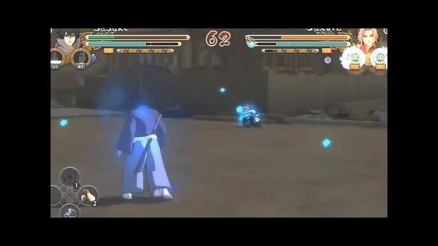 Naruto Shippuden Ultimate Ninja Storm 3 - Kimono Sasuke vs School Girl Sakura смотреть онлайн