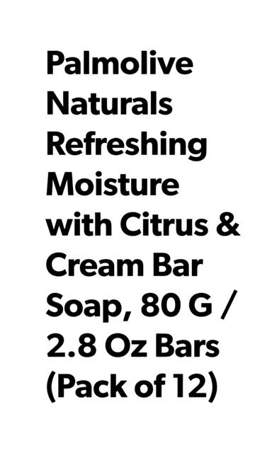 Palmolive Naturals Refreshing Moisture with Citrus & Cream Bar Soap #shorts смотреть онлайн