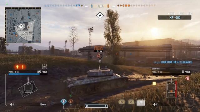 World of Tanks Console Progetto C50 mod. 66 5 Kills (M) смотреть онлайн