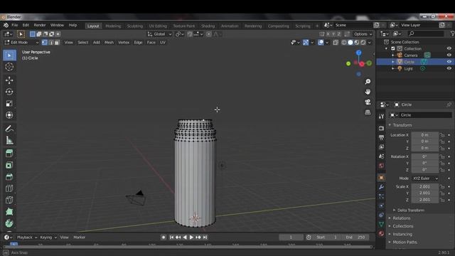 Creating a thermos in a 3D blender (Part 1) смотреть онлайн