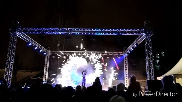 Огненное шоу, Пермь 02.01.2018 смотреть онлайн
