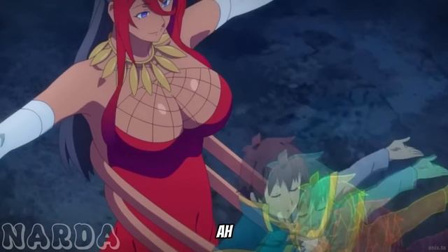 Gotcha! Kazuma met Sylvia | KonoSuba | English dub anime / この素晴らしい世界に祝福を! смотреть онлайн