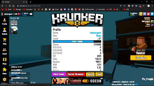 KRUNKER TOOL W/ANTI REPORT & FREE ACCOUNTS + MORE 1.9.2 [HACK/CHEAT] смотреть онлайн