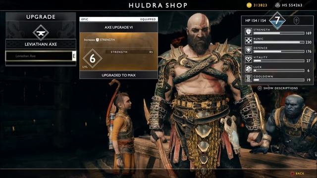 How to Upgrade LEVIATHAN AXE & BLADES OF CHAOS to MAX LEVEL (GOD OF WAR Gameplay) смотреть онлайн