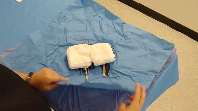 Surgical Packs: Wrapping A Spay Pack