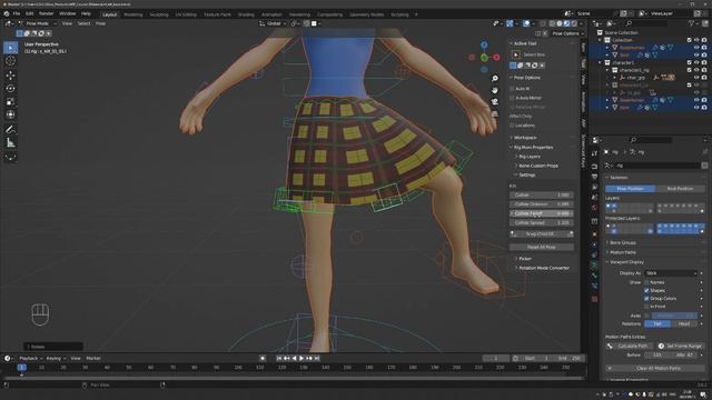[Blender] Auto-Rig Pro: New Skirt Rig! смотреть онлайн