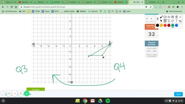 IXL:Rotations-graph the image Examples смотреть онлайн