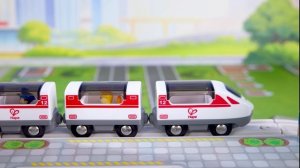 Портативный игровой набор "Железнодорожная станция", переносная (в чемоданчике), 40 элементов