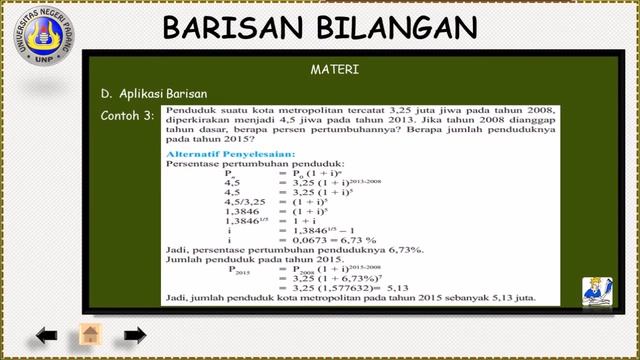 VIDEO PPT BARISAN BILANGAN KELAS XI SMA NISA FITRIANI 18205063 смотреть онлайн
