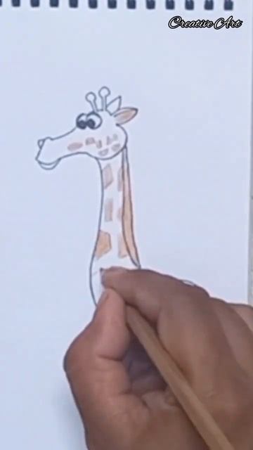 #shorts| GIRAFFE DRAWING EASY STEP BY STEP | #giraffedrawing смотреть онлайн