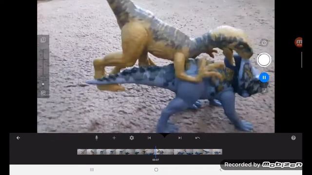 velociraptor vs protoceratops - stop motion battle смотреть онлайн