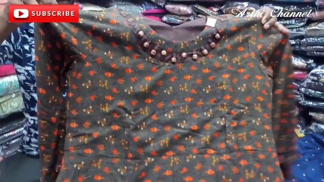 Kurtis Collections Affordable price in sowcarpet || Arthi Channel смотреть онлайн