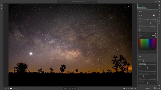 18-22 - Редактирование фотографии звездного неба Adobe Lightroom смотреть онлайн