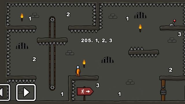 One level 3: Побег из тюрьмы - Уровень 205. 1,2,3... 🔐 смотреть онлайн