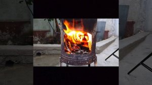 Курица весом 3 кг в казане на костре. #Shorts