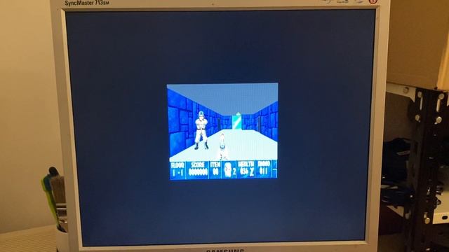 Amiga Emu68 Shapeshifter OS 8.1 Wolfenstein 3D смотреть онлайн