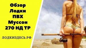 Лодка ПВХ Муссон 270 НД ТР