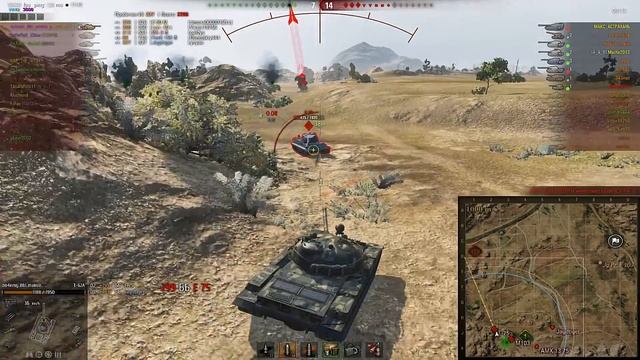 Т-62А Тащит 1VS8!10 Фрагов!9553 Дамага!(Степи) смотреть онлайн