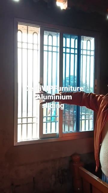 Alluminium Two track sliding window | door design ❤️ #shorts #interiordesign #aluminium #sliding смотреть онлайн