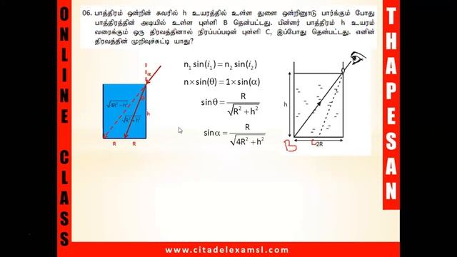 Light (கேத்திர கணித ஒளியியல் ) Theory - Part 02 A/L Physics смотреть онлайн