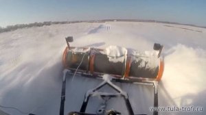 Отвал для снега на УАЗ,Нива- пробиваем дорогу по целине 30-40см