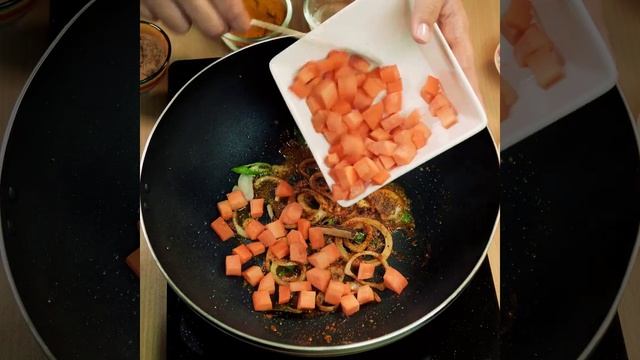 Carrot Curry Masala with Green Peas | Maggi Cooking Video Food Recipes | Niks Moving Images #short смотреть онлайн