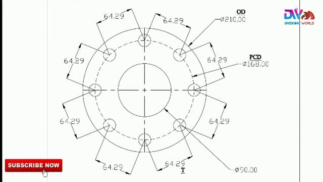 Formula to calculate pitch circle chordal length, flange fabrications смотреть онлайн