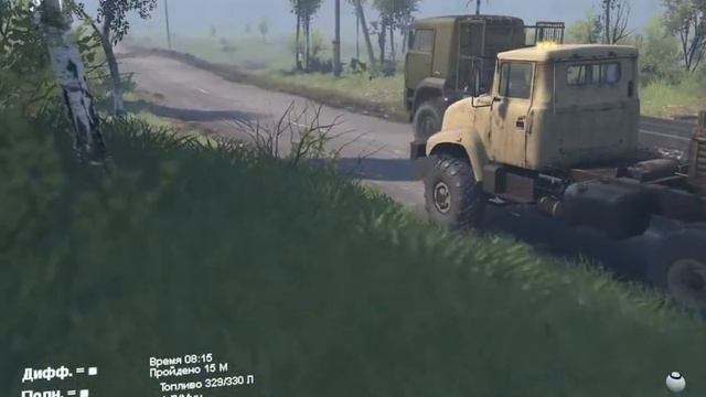 Spintires™ Kraz Kamaz смотреть онлайн