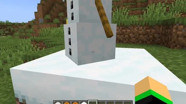 Minecraft Снежный голем, как призвать и факты о нем смотреть онлайн