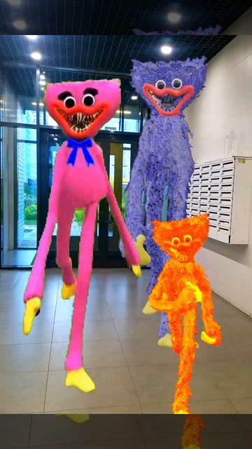 #shorts Huggy Wuggy, Kissy Missy, Spiderman in real life смотреть онлайн