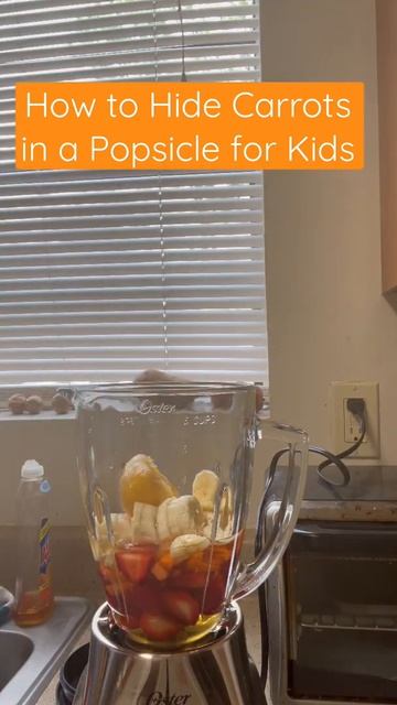 How to Hide Carrots in a Popsicle for Kids | Make Carrots Taste Good | Easy DIY Popsicle #shorts смотреть онлайн