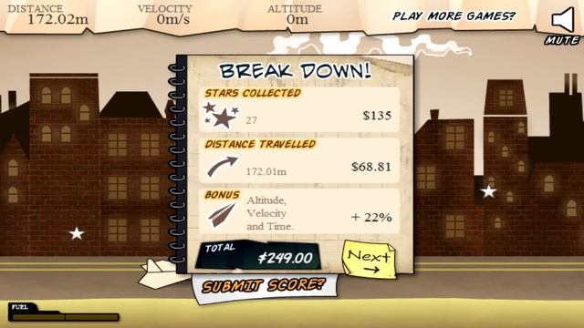 FlashGame: Flight Ep.1 -Paper Flyin- смотреть онлайн