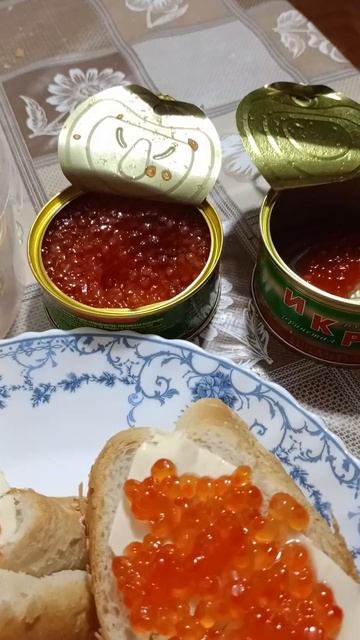 Красная икра. Сравним 3 вида. #еда смотреть онлайн