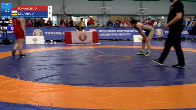 Первенство России-2020. Бронза. Романова - Кесаева смотреть онлайн