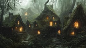 Одинокая деревня | Неземная расслабляющая эмбиент музыка | Медитация в стиле эмбиент для сна