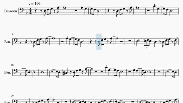 SUPER EASY Bassoon Sheet Music: How to play Pigstep (Minecraft) by Lena Raine смотреть онлайн