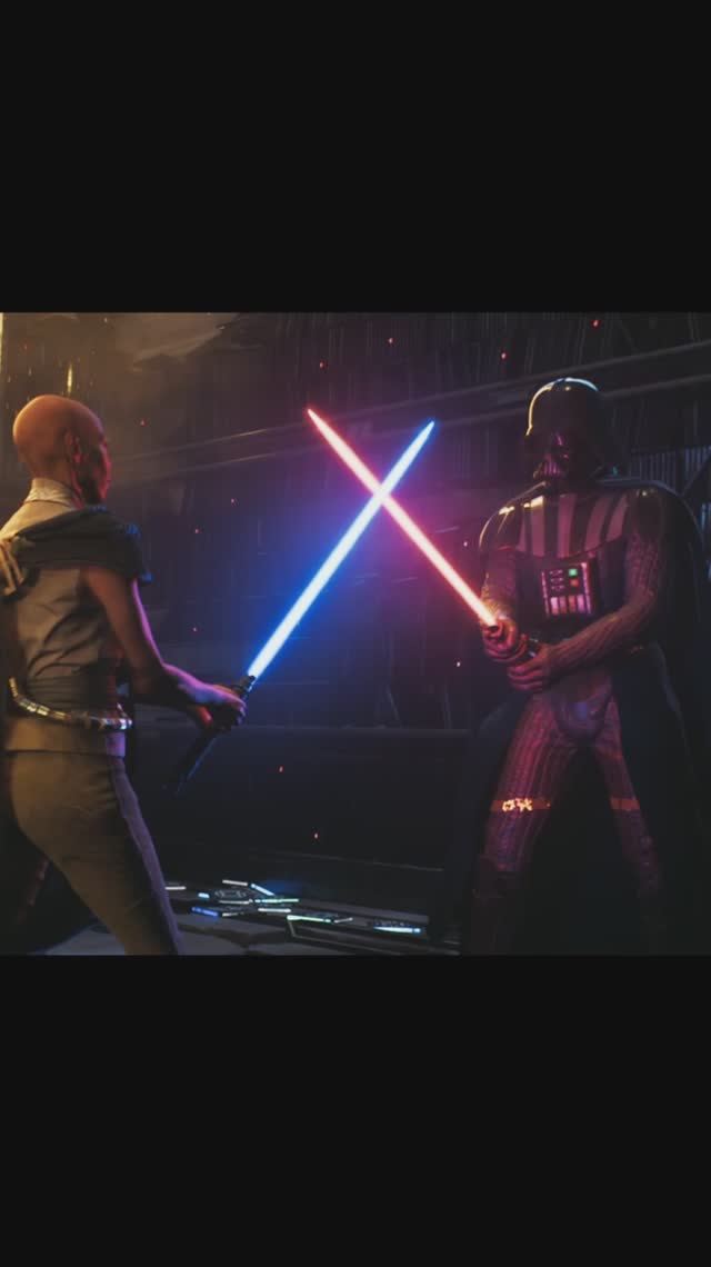 Бой с Дартом Вейдером ☬ STAR WARS Jedi: Survivor ☬ #shorts #gaming смотреть онлайн