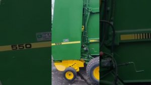 Рулонный пресс-подборщик из Европы Джон Дир 550 шпагат. Доставка без предоплаты,тел. 89581110651