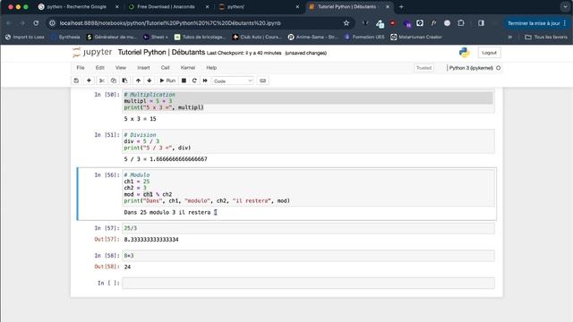 Les Opérations mathématiques | Tutoriel Python #6 смотреть онлайн