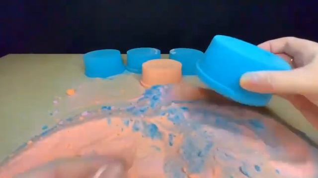 ASMR baking soda..color🌈#asmr смотреть онлайн
